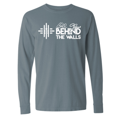 Comfort Colors Long Sleeve White Logo Shirt